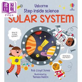 预售 【中商原版】走进科学 太阳系 Step Inside Science The Solar System英文原版 儿童科普纸板绘本 自然科学纸板书图画书 5-7岁