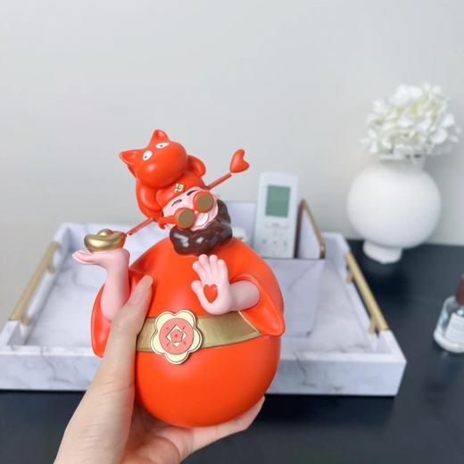《四喜财神》20cm-橘红金腰 商品图4