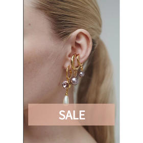 Chabaux Strong Enough 系列“黑珍珠”耳夹（大号/小号）