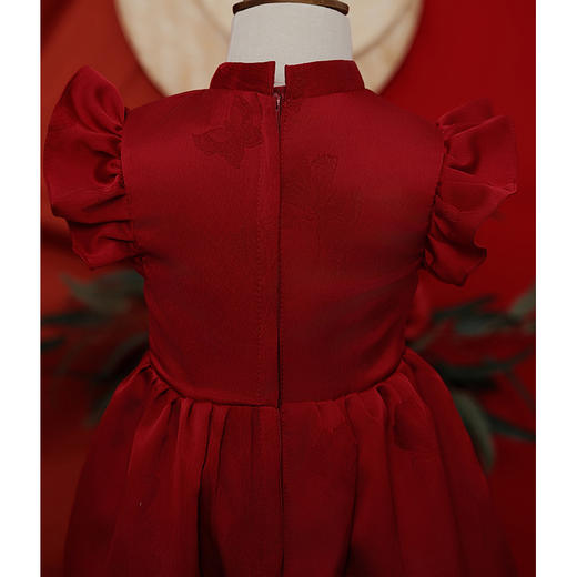 周岁礼服女宝宝春夏款中国风一岁抓周满月百日宴礼服婴儿包p唐装 商品图1