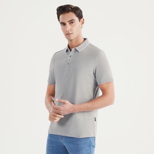 【冰氧吧】柒牌短袖polo衫男夏季薄款商务休闲中青年翻领T恤122T70090 商品图1