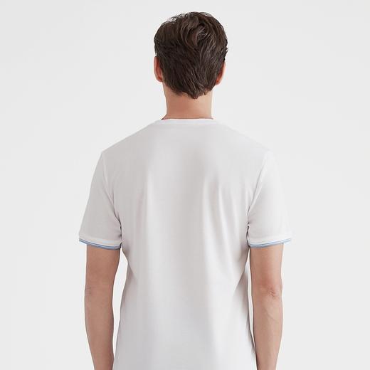 柒牌男士t恤短袖多色圆领绣花夏季新款休闲潮流男生半袖上衣120T70330 商品图2