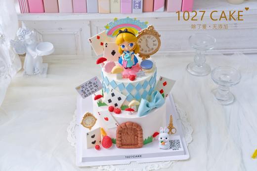 1027CAKE | 爱丽丝梦游仙境  双层  公主 商品图1