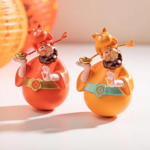 《四喜财神》20cm-明橙绿腰 商品图4
