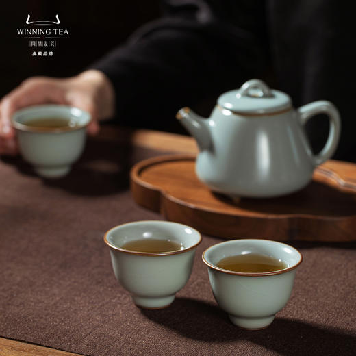 问鼎汝窑压手杯（缺货） 商品图3