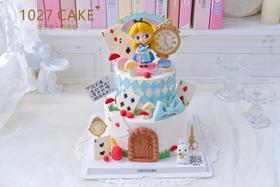 1027CAKE | 爱丽丝梦游仙境  双层  公主
