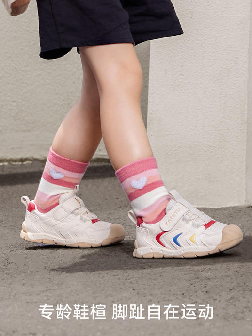 卡特兔童鞋宝宝鞋子2025秋季新款男童女童婴幼儿幼儿园小白鞋学步鞋 商品图2