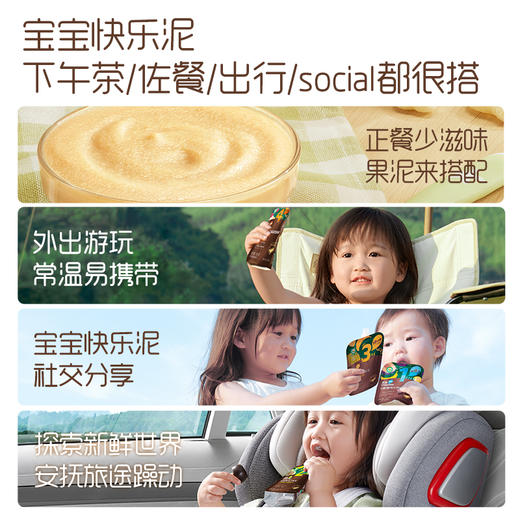 【138元任选7件】英氏有机婴幼儿果泥1阶 中国有机在身边更新鲜 商品图3