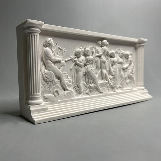 舞蹈的缪斯女神精美立体浮雕石膏像装饰桌面扩香摆件景区民宿摆件 商品图4