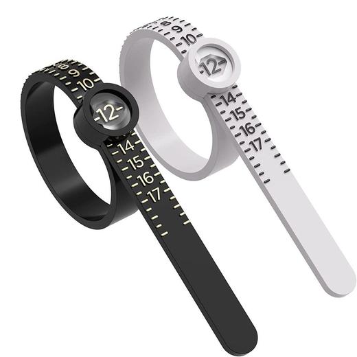 戒指测量带带放大镜软尺手寸测量圈环手指指围大小测量尺标准神器 商品图4