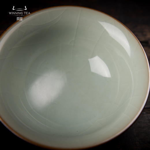 问鼎汝瓷黛蓝经典款如意杯（缺货） 商品图2