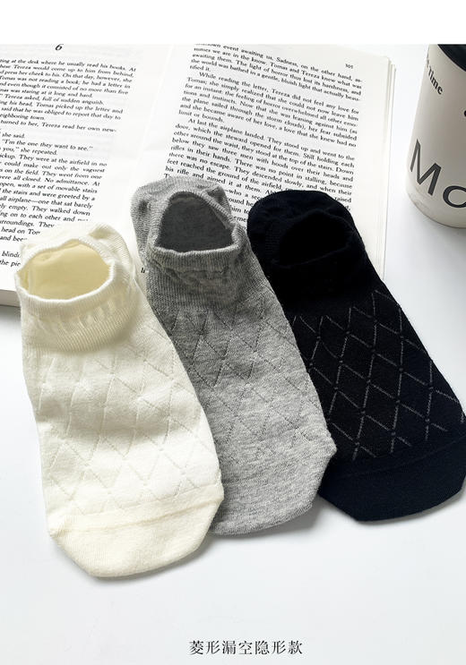 足装秀24春夏新品女士浅口隐形百搭网眼透气后跟防滑夏天女短袜 商品图5