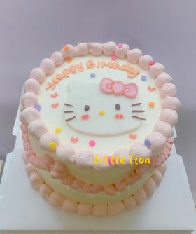 狮子家-hello Kitty主题 kitty猫生日蛋糕 纪念日蛋糕 聚会 仪式感必备 健康甜品