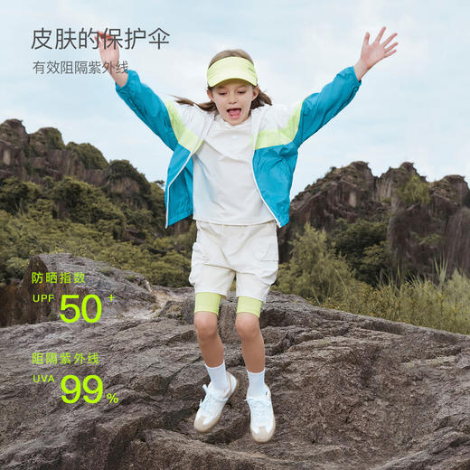 【防紫外线】马克珍妮夏装新款 男女童透气防晒衣防晒服230598 商品图1