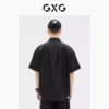 GXG黑色翻领短袖衬衫GE1230813C 商品缩略图2