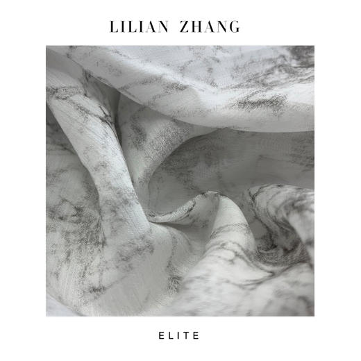 E系列定制—「东方艺术」—中式老钱—缥缈淡然之美水墨连衣裙 2401096 商品图3