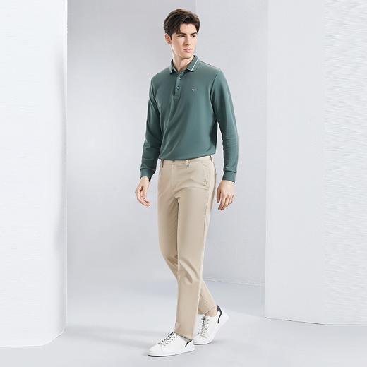 【含新疆棉】柒牌直筒休闲裤男2024春夏新款商务百搭男士修身长裤126H71450 商品图3