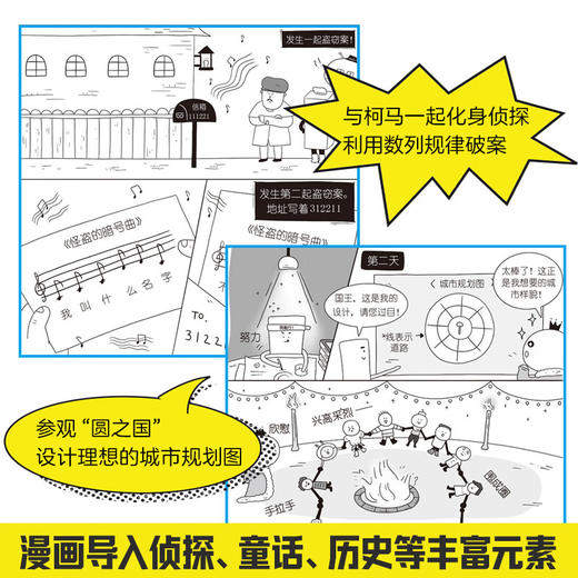 数学不烦恼从二进制到计算机和人工智能从圆和多边形到开普勒定律从比和比值到孟德尔遗传定律从数和运算到爱因斯坦的加法因数倍数和质数到费马大定理三角形到勾股定理从找规律到各类数列 小学数学科普 商品图2