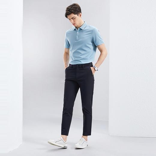 【凉感速干】柒牌休闲裤男士2024春夏新款商务百搭轻薄直筒九分裤126H72710 商品图3