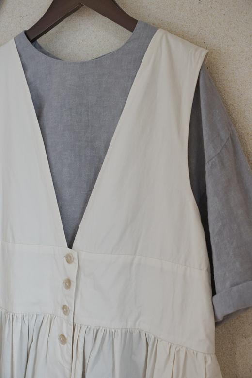 ROBE de PEAU2色背带裙 商品图8