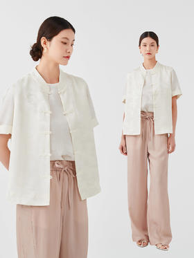 轻中式奢华|桑蚕丝盘扣马甲