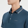 【含桑蚕丝】柒牌短袖polo衫男夏季商务休闲翻领保罗衫122T70121 商品缩略图2