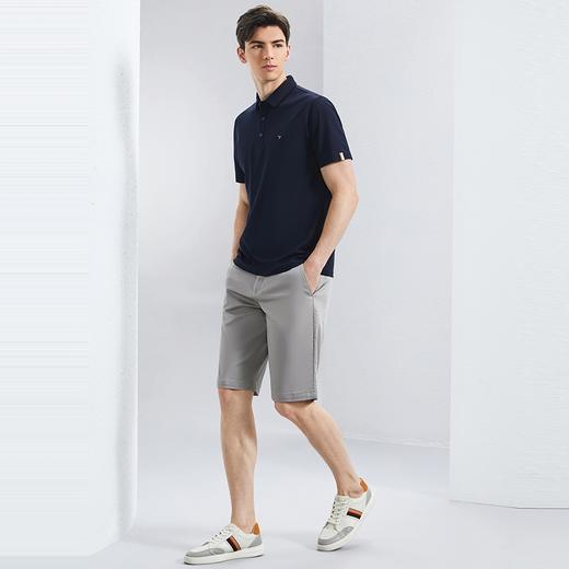 【5A抗菌2A防螨】柒牌polo衫男短袖夏季新款商务百搭多色翻领上衣126T70450 商品图3