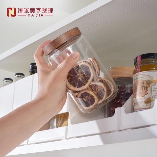 【白色】娜家日式厨房斜平面收纳盒 商品图1