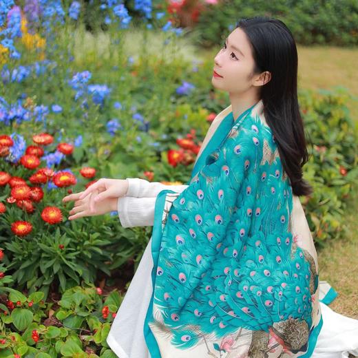 【春夏美丽丝巾】雀语印花围巾 | 现货加急发 商品图0