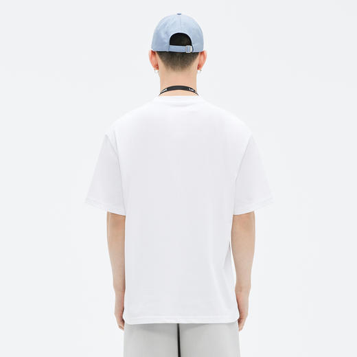 GXG白色微廓圆领短袖T恤GE1440963E 商品图3