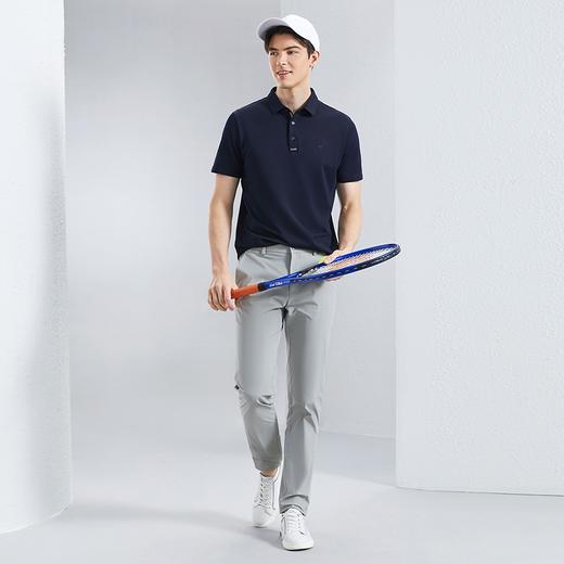 【5A抗菌】柒牌短袖polo衫男2024夏季新款时尚百搭多色翻领T恤衫126T70200 商品图3