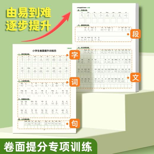 小学生卷面提升练字帖提高卷面分一二三年级练字帖每日一练 商品图5
