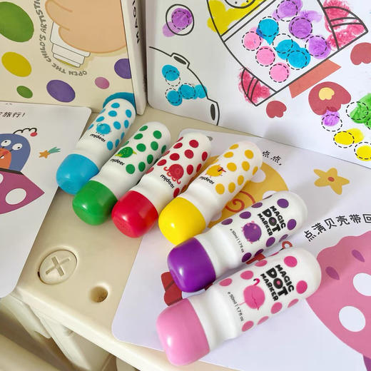 【绘画入门 从点开始】mideer弥鹿儿童水彩笔 点点笔可水洗 赠大师级课程 助力色彩启蒙 商品图0