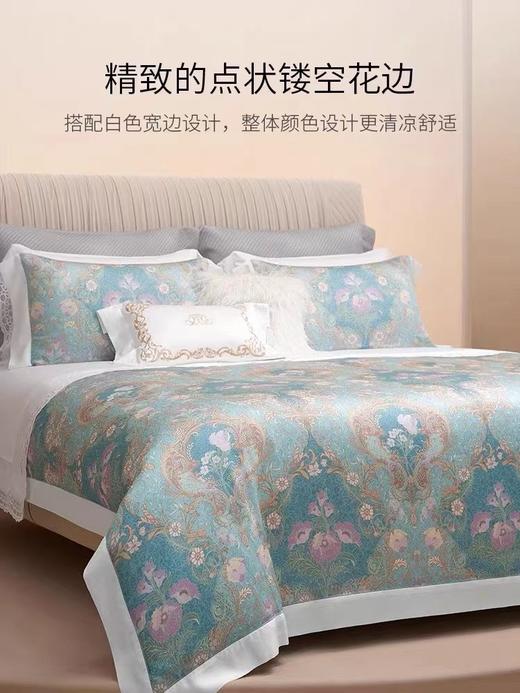 【罗卡芙】B座7F |仙境花园奥地利兰精天丝四件套+仙境花园奥地利兰精天丝/3M新雪丽水洗夏被 商品图3