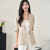 米思阳2026春季新款100%醋纤极简风优雅通勤西装显瘦松弛感上衣外套女2654 商品缩略图2