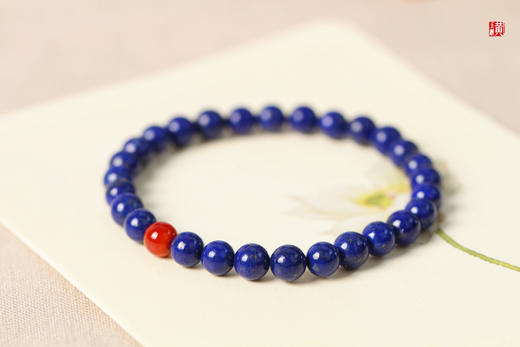 【琼华】青金石手串    珠径：6.5mm 商品图1