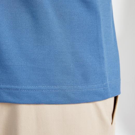 柒牌polo男商务休闲青年薄款夏季撞色条纹透气翻领短袖保罗衫122T70290 商品图3