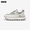 MIO米奥秋季圆头厚底时尚休闲鞋国风提花帮面老爹鞋女鞋M244502301 商品缩略图1