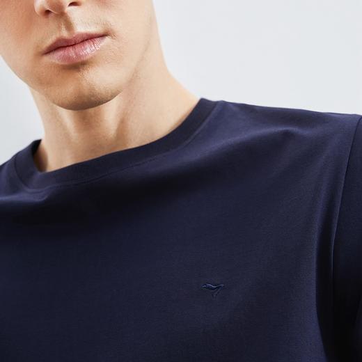 【冰藻泥】柒牌短袖T恤男2024夏季新款时尚休闲多色凉感圆领上衣126T71570 商品图2