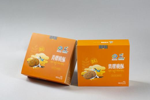 甘肃 甘南 雪域优稞 青稞桃酥大盒 微麻 180g 商品图1