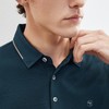 【含桑蚕丝】柒牌polo衫男短袖夏季薄款时尚提花商务休闲翻领T恤124T70630 商品缩略图2