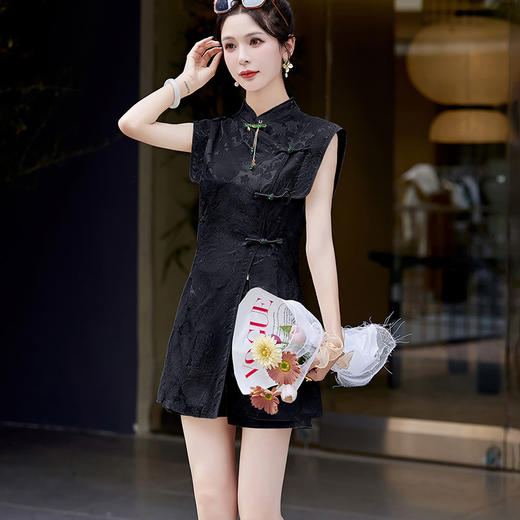 时尚气质，显瘦精致淑女两件套HR-YJQ8072 商品图1