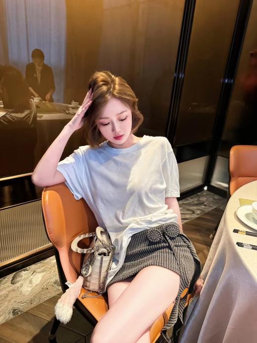 清仓捡漏  LINCHAOZHANG私服定制系列初恋女神  简约宽松上衣LT240127 LK240286 商品图0