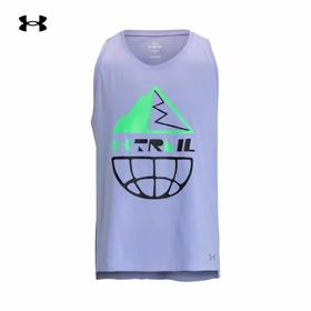 【M/L/XL码，无货将做退款】安德玛UA春夏Launch男子越野跑步运动背心1383922-539