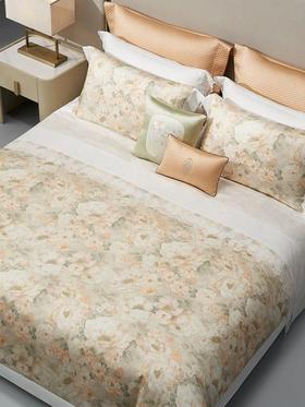 WHINNY HOME惠谊新中式清新莱赛尔猗镜花园天丝印花四件套