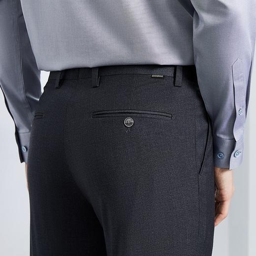 【暗纹提花】柒牌男装西裤男士2024春季新款商务百搭直筒西装长裤126H70980 商品图2