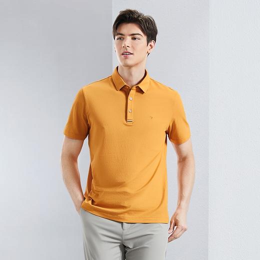 【5A抗菌】柒牌短袖polo衫男2024夏季新款时尚百搭多色翻领T恤衫126T70200 商品图1