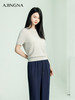 【商场同款】阿菁娜2024夏季新款圆领简约修身毛衫A29X301067 商品缩略图2