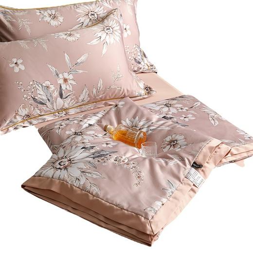 【新款水洗真丝夏被四件套】空调被可水洗 清凉舒适让你拥有好的睡眠质量 商品图4