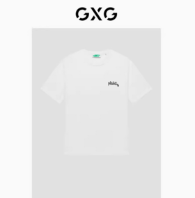 GXG白色圆领短袖T恤GEX14414782